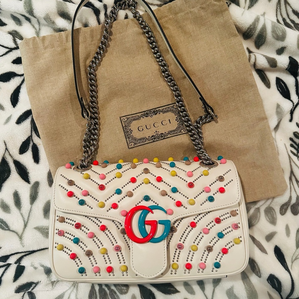 Gucci beaded small Marmont rare